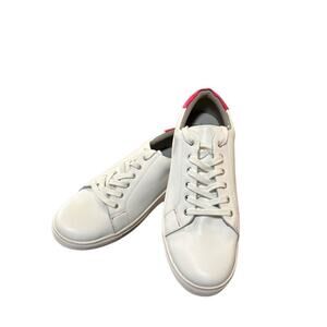 Ruby Label 215 Women's Vegan White Pink Retro Sneaker EU 41 US 10